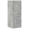 vidaXL Ensemble de meubles de salle de bain 4 pcs gris b&eacute;ton