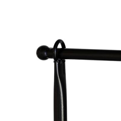 Esschert Design Tige de table décorative avec pince noir