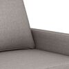 vidaXL Canap&eacute; &agrave; 3 places Taupe 180 cm Tissu