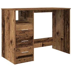 vidaXL Bureau vieux bois 102x50x76 cm bois d'ing&eacute;nierie
