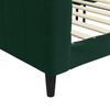 vidaXL Lit de repos sans matelas vert fonc&eacute; 100x200 cm velours