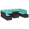 vidaXL Ensemble de canap&eacute; de jardin 10 pc 9-Nombre de places
