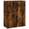 vidaXL Armoires murales 2 pcs ch&ecirc;ne fum&eacute; 69,5x34x90 cm