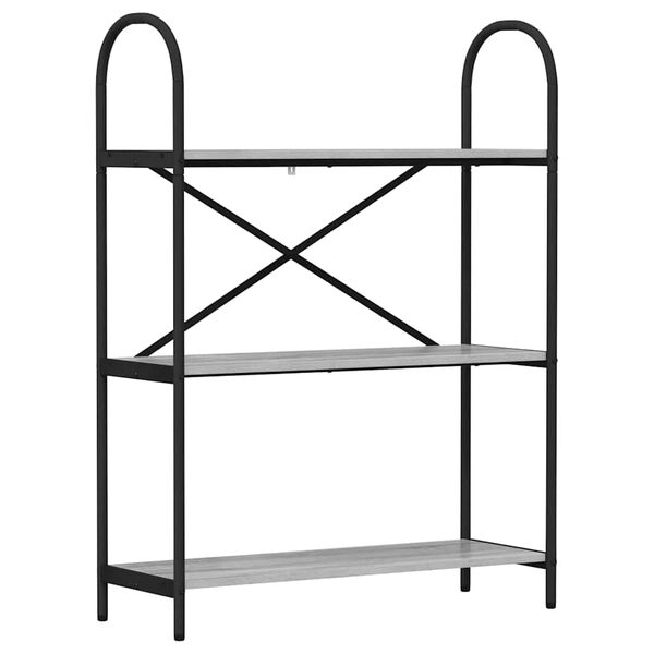 vidaXL &Eacute;tag&egrave;re Gris Sonoma 80 x 30 x 109 cm Bois d'ing&eacute;nierie