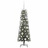 vidaXL Sapin de No&euml;l artificiel Vert 120 cm PVC, plastique et acier