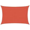 vidaXL Voile d'ombrage 160 g/m&sup2; Terre cuite 3x5 m PEHD