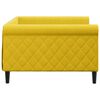 vidaXL Lit de repos sans matelas jaune 100x200 cm velours