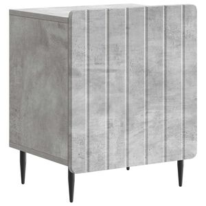 vidaXL Cabinet de chevet Gris b&eacute;ton 43 x 34,5 x 52 cm
