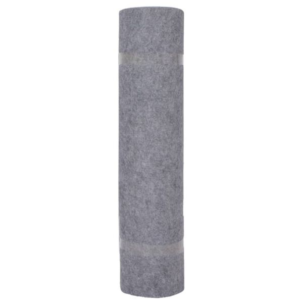 vidaXL Tapis stri&eacute; pour exposition 1,2x10 m Gris