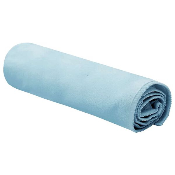 vidaXL Serviettes de sport 2 pcs Bleu 50 x 30 cm
