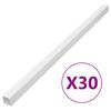 vidaXL Goulotte de c&acirc;ble 60x60 mm 30 m PVC
