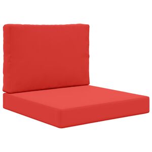 vidaXL Coussin de canap&eacute; d'ext&eacute;rieur Polyester Rouge 60 x 60 cm