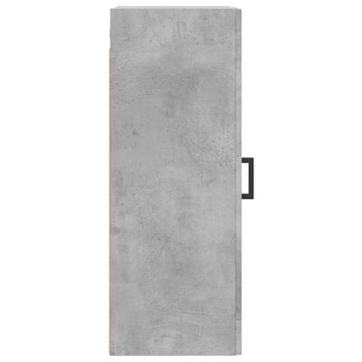 vidaXL Armoire murale gris béton 34,5x34x90 cm bois d'ingénierie