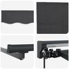 vidaXL Auvent R&eacute;tractable Anthracite 400 &times; 300 cm