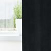 vidaXL Rideaux occultants 2 pcs Noir 140 x 245 cm Velours