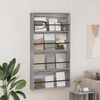 vidaXL &Eacute;tag&egrave;re &agrave; magazines 2 pcs Gris Sonoma 80 x 12 x 70 cm