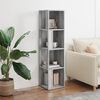 vidaXL Armoire d'angle Sonoma gris 33x33x132 cm Bois d'ing&eacute;nierie