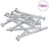 vidaXL Vis 12 pc Argent&eacute; M6 x 85 mm Acier