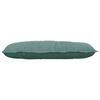vidaXL Coussin de Dos Vert Mer 100 x 50 cm Tissu en velours c&ocirc;tel&eacute;