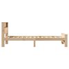 vidaXL Cadre de lit Marron 80 x 200 cm Bois d'ing&eacute;nierie