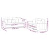 vidaXL Ensemble de canap&eacute;s 2 pcs avec coussins Cr&egrave;me Velours