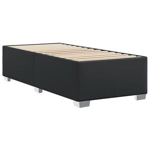 vidaXL Cadre de lit sans matelas noir 90x190 cm similicuir