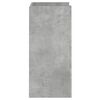 vidaXL Buffet gris b&eacute;ton 45x35x75 cm Bois d'ing&eacute;nierie