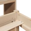 vidaXL Lit biblioth&egrave;que sans matelas 120x200 cm bois de pin massif