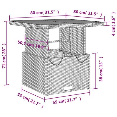 vidaXL Ensemble à manger de jardin coussins 5pcs Noir Résine tressée