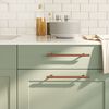 vidaXL Poign&eacute;es d'armoire 20 pcs bronze 192 mm acier inoxydable