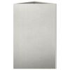 vidaXL Jardini&egrave;res 2 pcs triangulaire 50x43x75 cm acier inoxydable