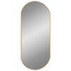 vidaXL Miroir mural Dor&eacute; 80x35 cm Ovale