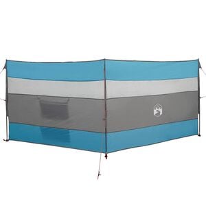 vidaXL Brise-vent de camping bleu 340x130 cm imperméable