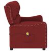 vidaXL Fauteuil de massage inclinable &agrave; 2 places rouge bordeaux tissu