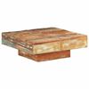 vidaXL Table basse 80x80x28 cm Bois de r&eacute;cup&eacute;ration massif