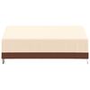 vidaXL Housse de banc 3 places beige 204x86x48/73 cm oxford 600D