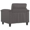 vidaXL Fauteuil Gris 60 cm Similicuir