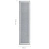 vidaXL Tapis BCF Gris avec motif 80x350 cm