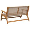 vidaXL Mobilier de jardin Beige 122 x 78 x 73 cm Bois d'Acacia Massif
