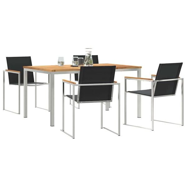 vidaXL Ensemble de salle &agrave; manger pour jardin 5 pcs