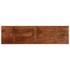 vidaXL Dessus de table 110x20x3,8cm rectangulaire bois massif r&eacute;cup&eacute;r&eacute;