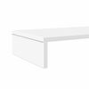 vidaXL Support de moniteur blanc 100x27x10 cm bois d'ing&eacute;nierie