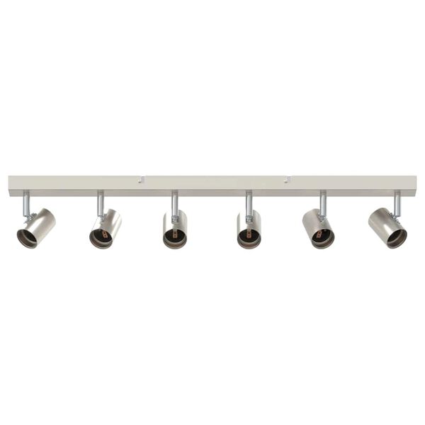 vidaXL Spot de plafond Nickel 73 x 6,5 x 11,5 cm M&eacute;tal