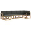 vidaXL Ensemble de canap&eacute;s d'ext&eacute;rieur 7 pc Blanc et anthracite