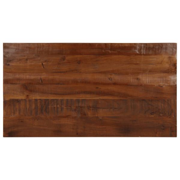 vidaXL Dessus de table 120x50x2,5cm rectangulaire bois massif r&eacute;cup&eacute;r&eacute;