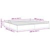 vidaXL Lit de Rangement avec matelas Bleu fonc&eacute; 200 x 200 cm Velours