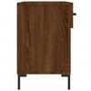 vidaXL Banc &agrave; chaussures ch&ecirc;ne marron 102x35x55 cm bois d'ing&eacute;nierie