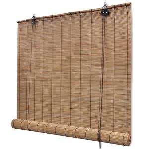 vidaXL Store roulant en bambou 150x160 cm Marron