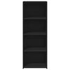 vidaXL Buffet haut noir 45x41x124 cm bois d'ing&eacute;nierie