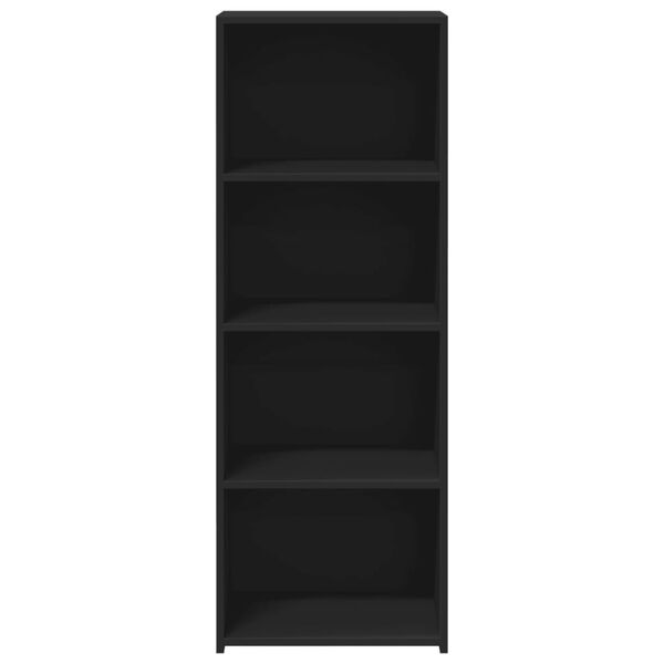 vidaXL Buffet haut noir 45x41x124 cm bois d'ing&eacute;nierie